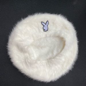 Beret with playboy bunny